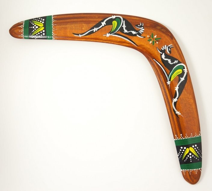 2boomerangkangaroosaustraliaagoriginalhandcrafteddecormin