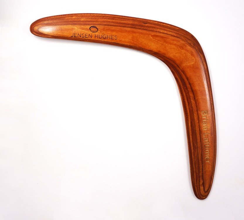 Customboomerangengravednatural
