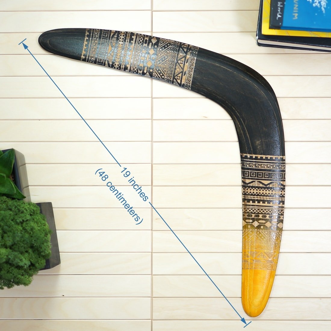 Personalized Aztec Boomerang