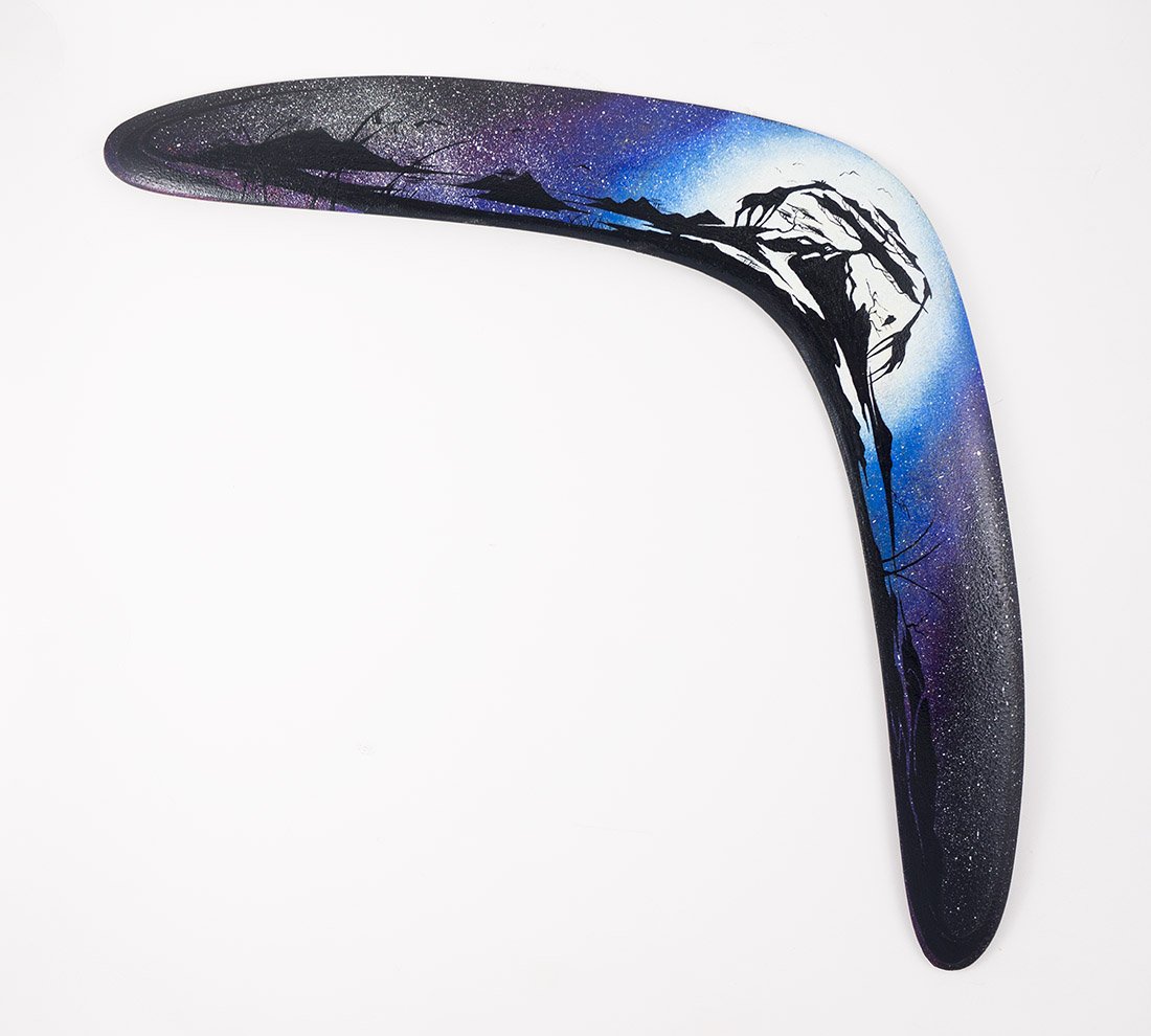 Boomerang Blue Sky nature night boomerang